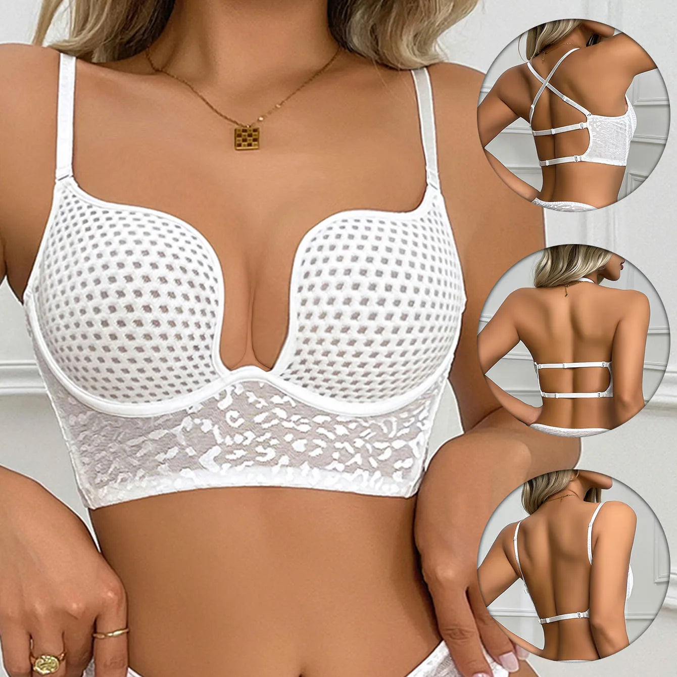 Soutien-gorge Push-up ultra fin et Invisible pour femmes