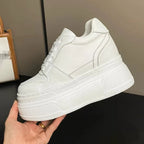 Basket en cuir véritable pour femmes