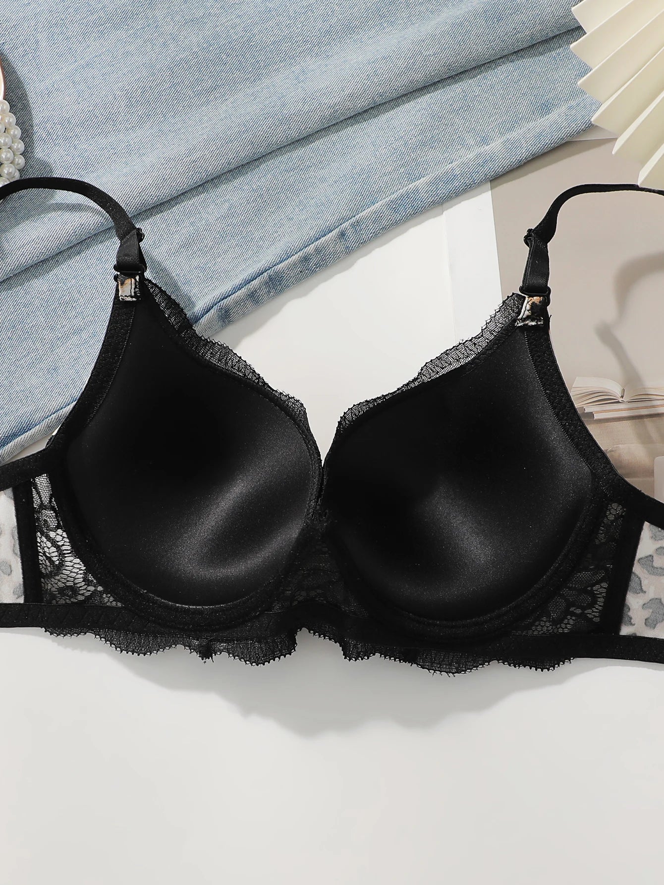 Soutien-gorge sexy en dentelle imprimé léopard pour femmes