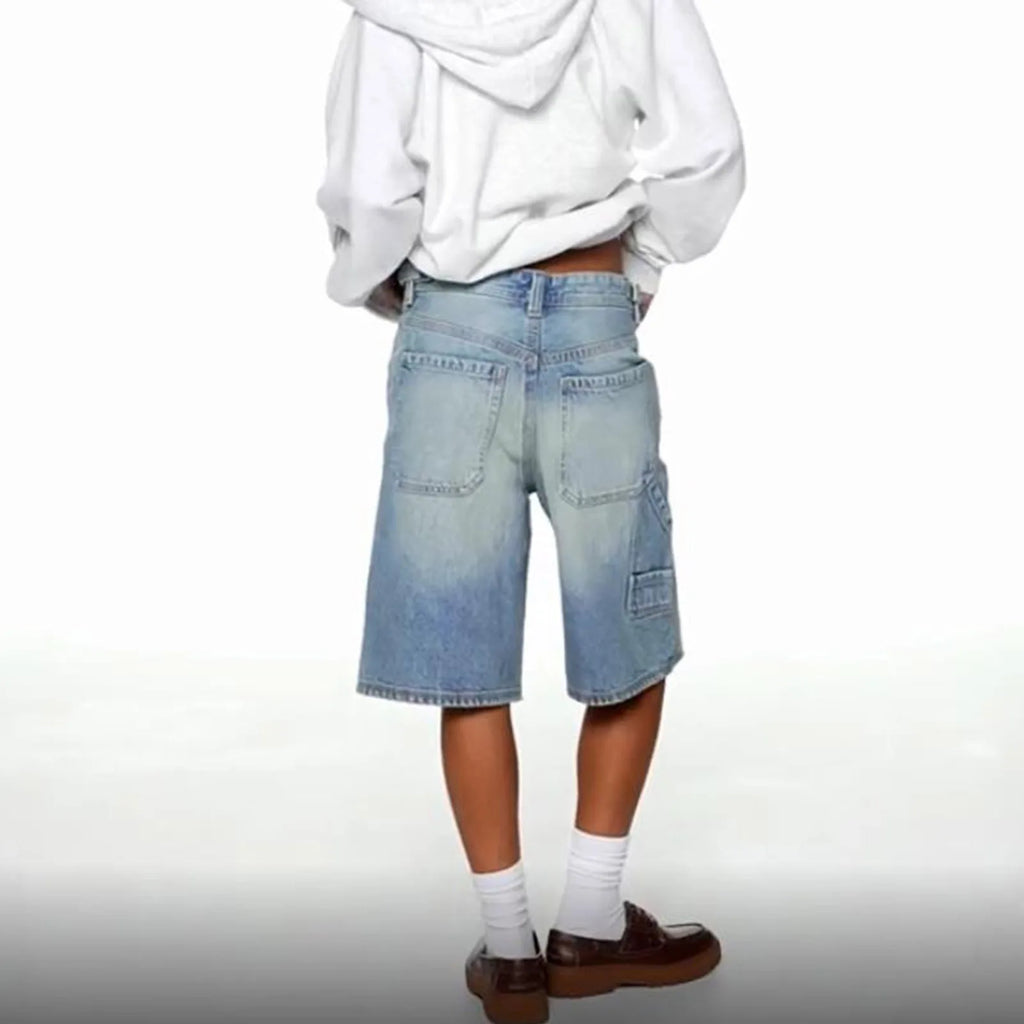 Jean ample taille moyenne pour femmes