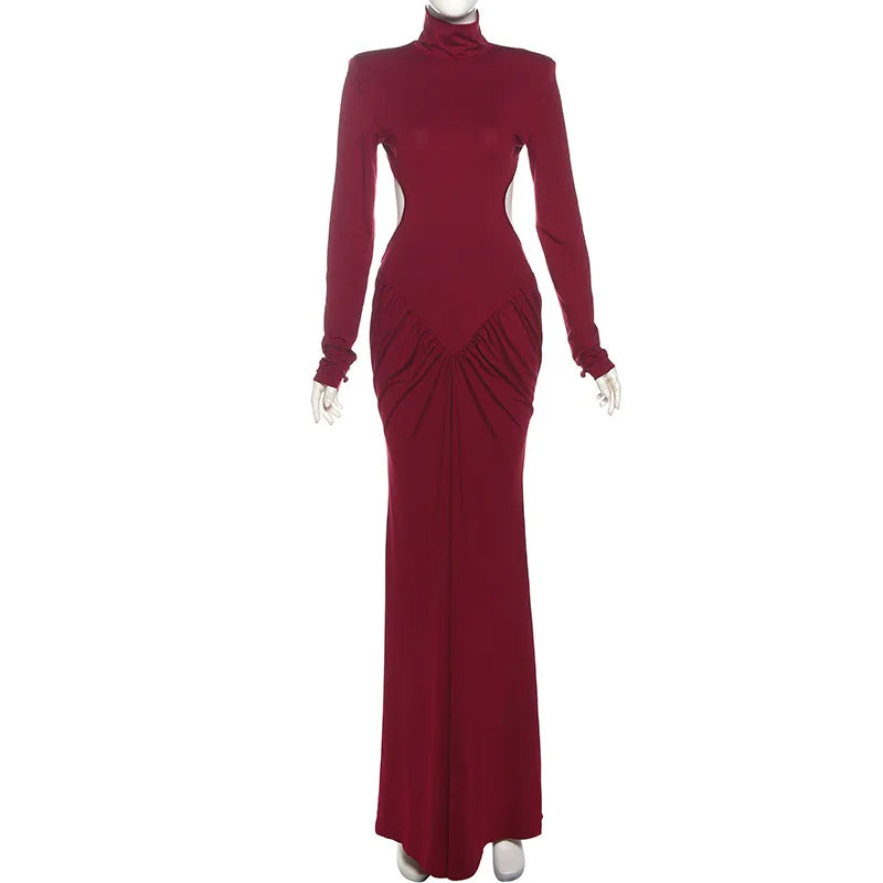 Robe longue et dos nu pour femmes