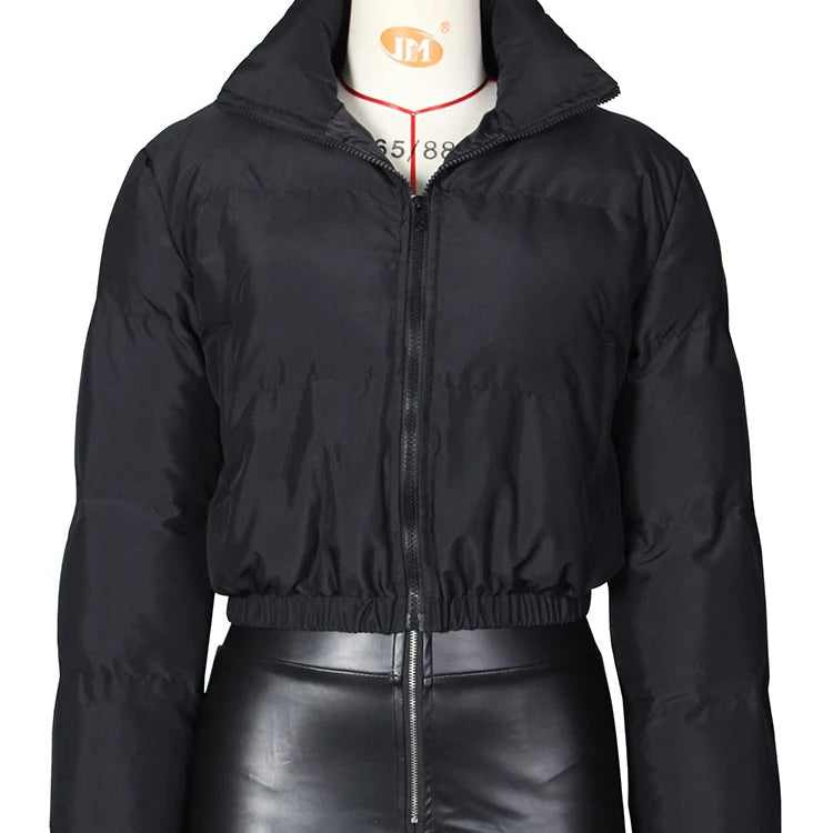 Manteau épaisse en coton bouffante pour femmes