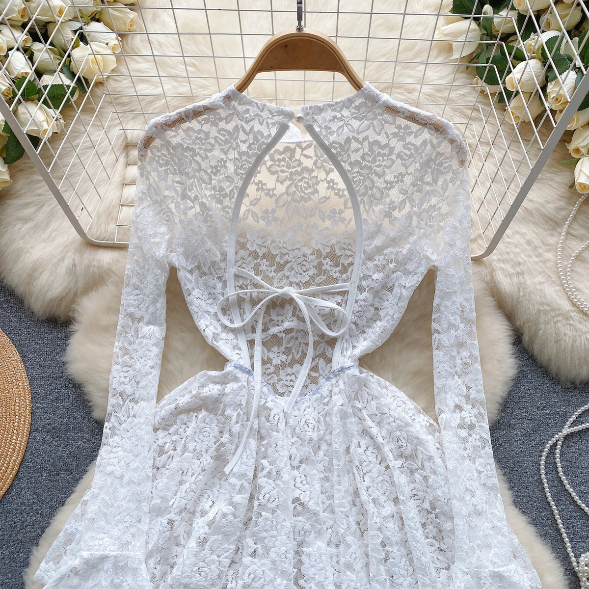 Robe de Nuit Transparente Femme – Dentelle Délicate