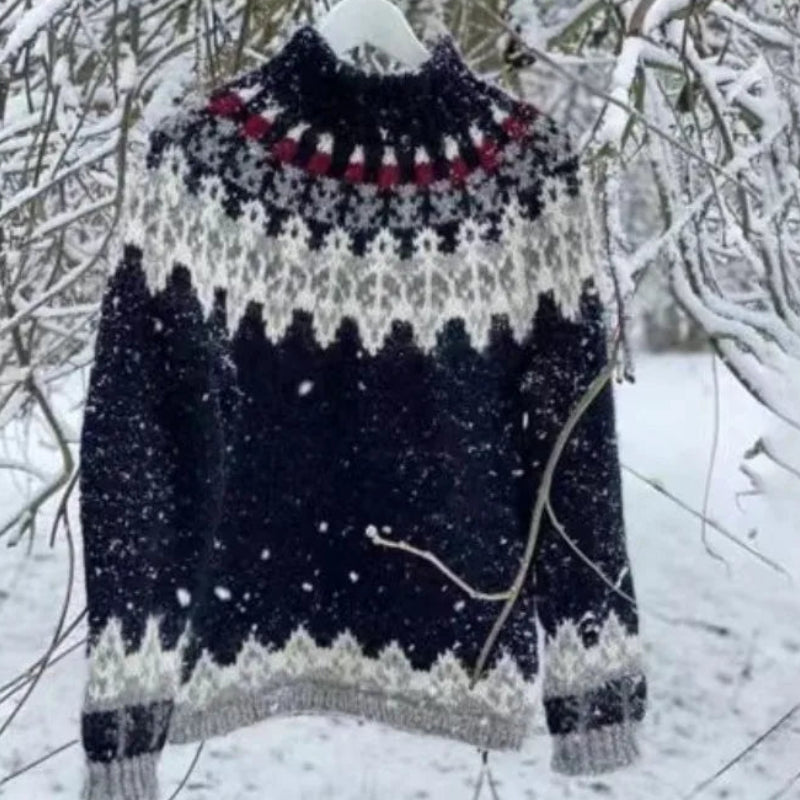 Pull en tricot à manches longues pour femmes