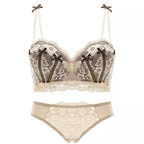 Ensemble soutien-gorge Push Up et en dentelle pour femmes