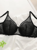 Soutien-gorge en dentelle brodée pour femmes