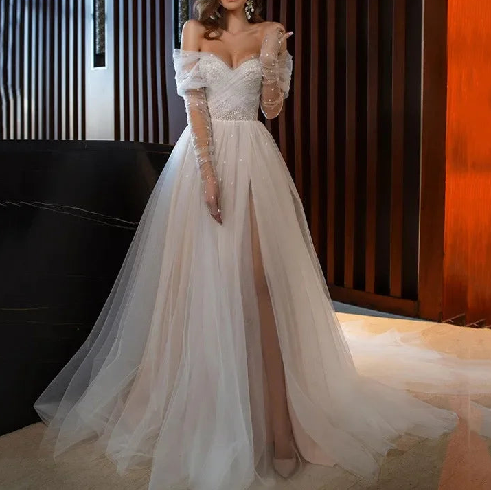 Robe de mariée en Tulle pour femmes