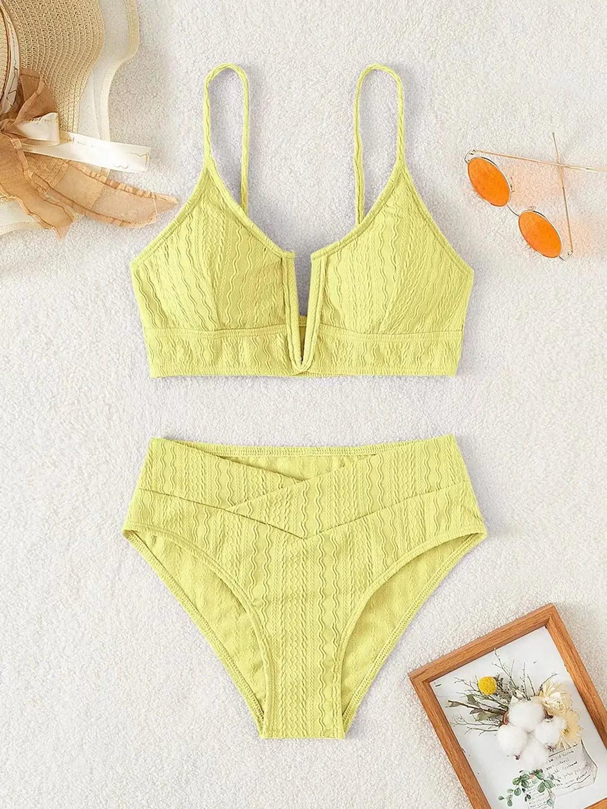 Bikini Femme 2 Pièces – Décolleté V Plongeant