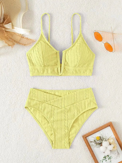 Bikini Femme 2 Pièces – Décolleté V Plongeant