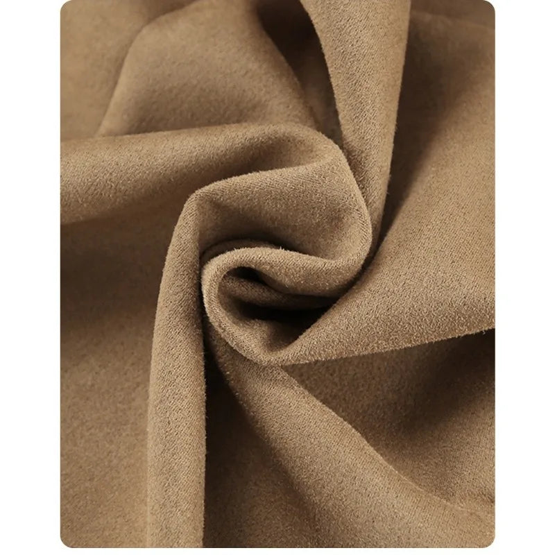 Demi-jupe Vintage en daim pour femmes
