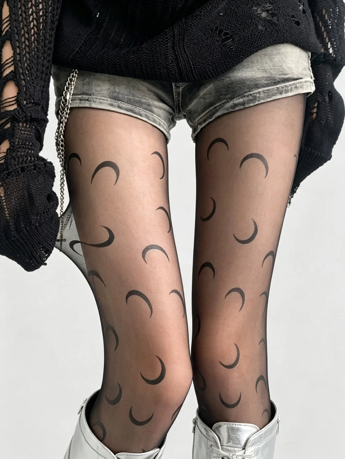 Collants Moulants Femme – Motif Géométrique