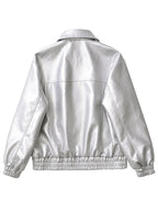 Veste vintage en faux cuir pour femmes