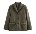 Blazer d'automne vintage pour femmes