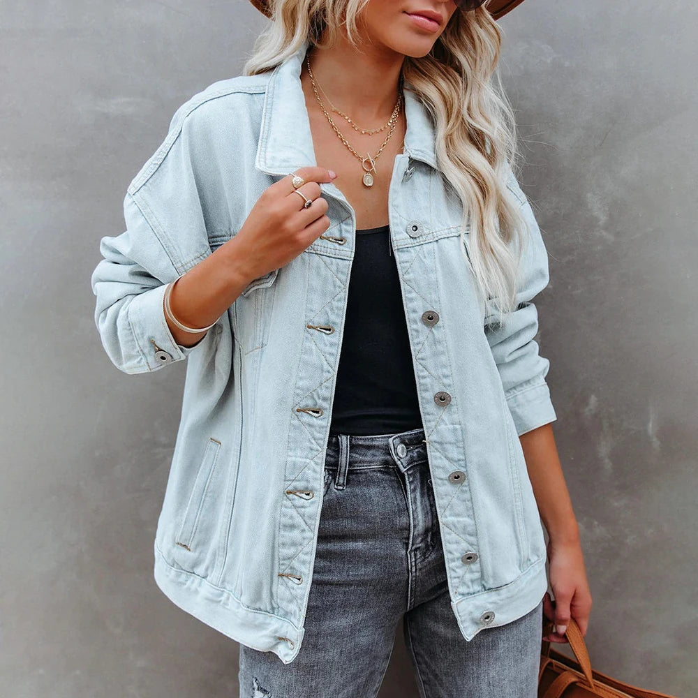 Vestes en Jean Vintage pour femmes