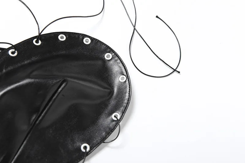 Débardeurs gothique noir foncé pour femmes