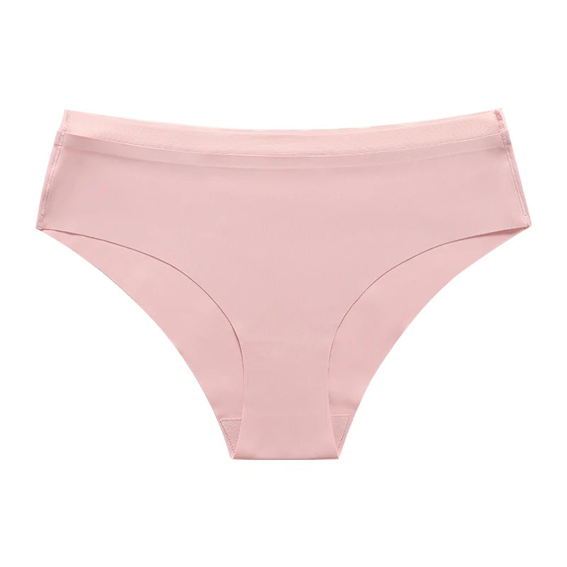 Culotte sans couture découpée au laser en soie glacée pour femmes