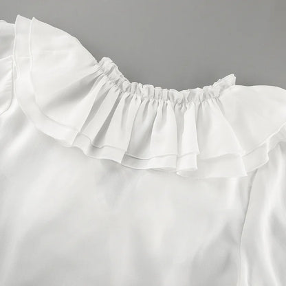 Chemise Décontractée Femme – Col V