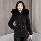 Manteau d'hiver matelassé en coton pour femmes