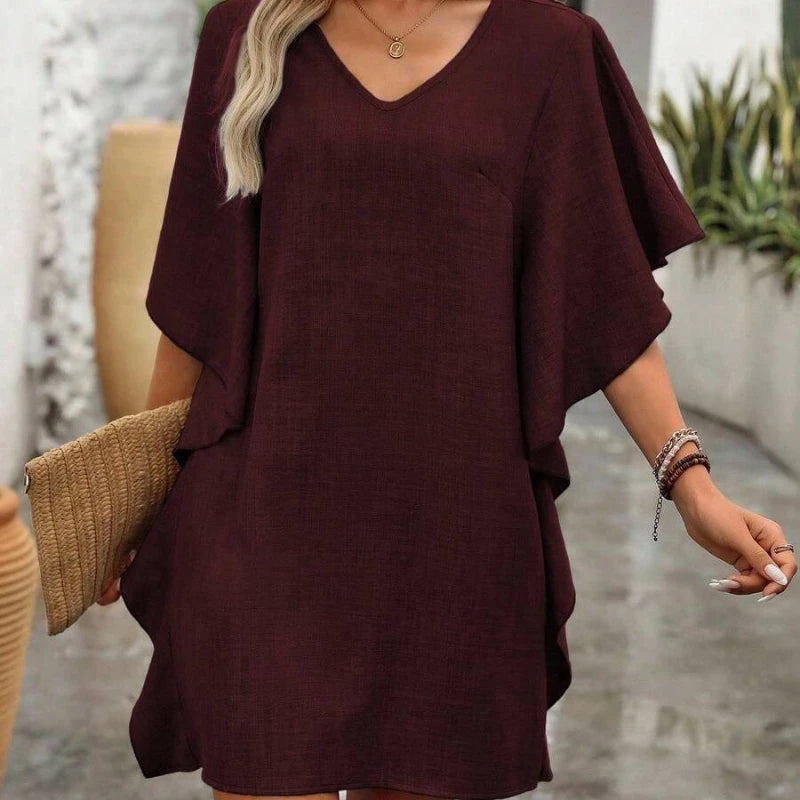 Robe courte ample et décontractée pour femmes