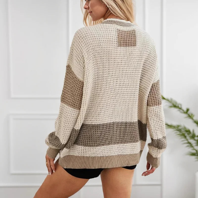Cardigans en tricot boutonnés pour femmes