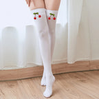 Bas de cuisse en velours pour femmes