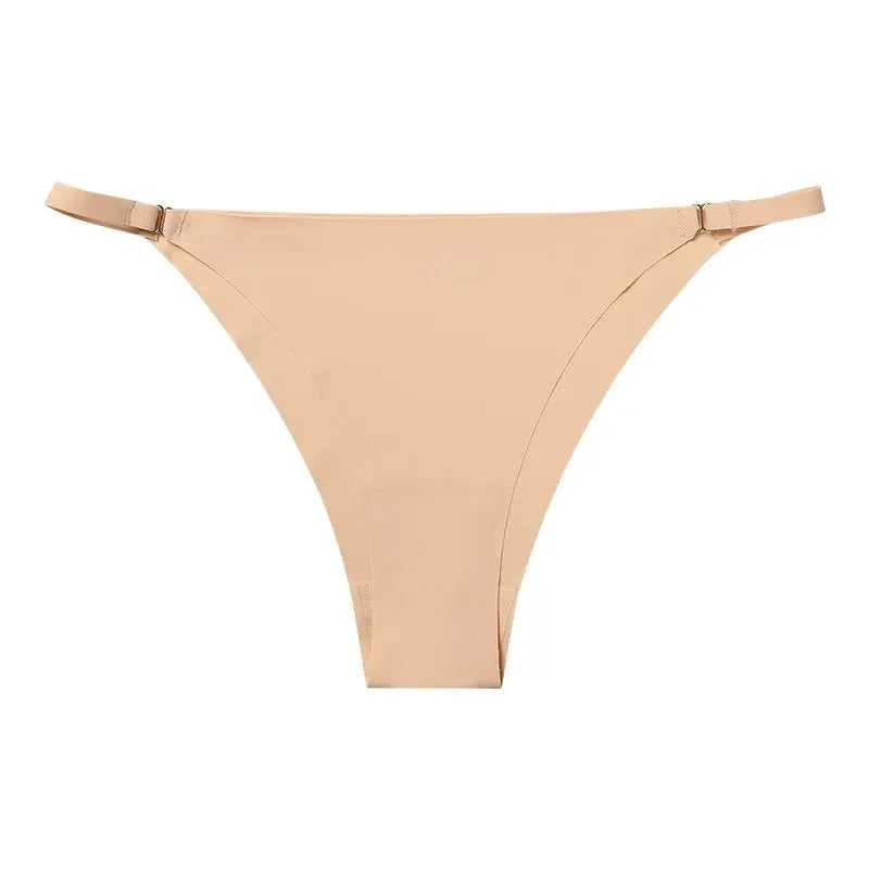 Culotte sexy en coton avec ceinture fine pour femmes