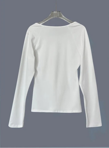 Chemisier Vintage Femme – Dentelle et Col V