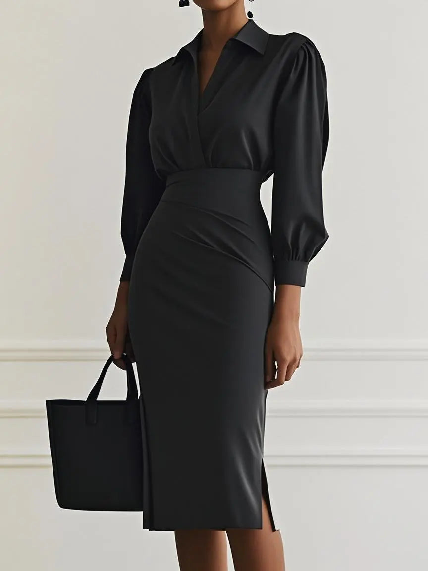 Robes taille cintrée, longueur genou pour femmes