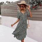 Robe à imprimé Floral pour femmes