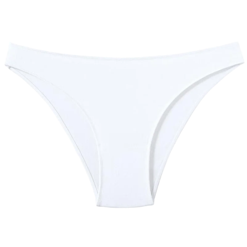 Culotte taille basse en coton pour femmes