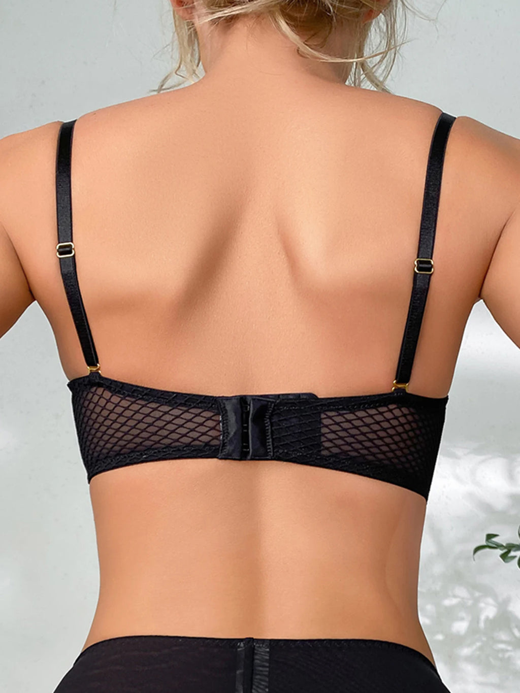 Soutien-gorge push-up en maille liftant pour femmes