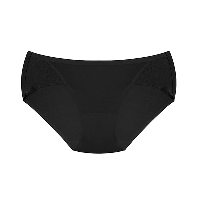 Culotte taille basse en soie glace pour femmes