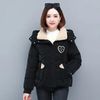 Vestes courtes rembourrées en coton pour femme