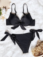 Maillot de bain deux pièces à armatures pour femmes