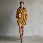 Robe courte ample et décontractée pour femmes