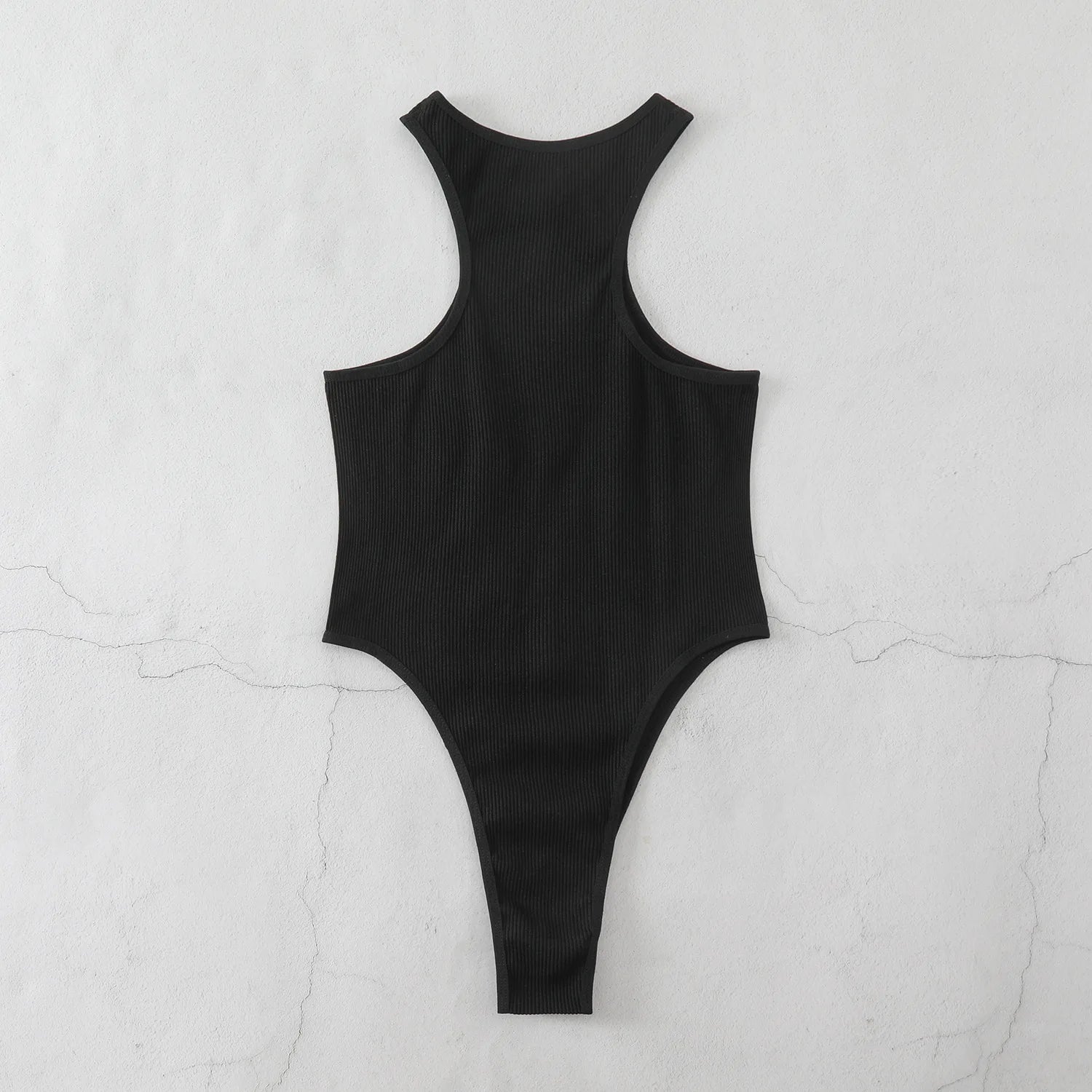 Body moulant sans manches pour femmes