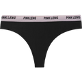 String tanga sans couture imprimé léopard pour femmes