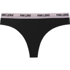 String tanga sans couture imprimé léopard pour femmes