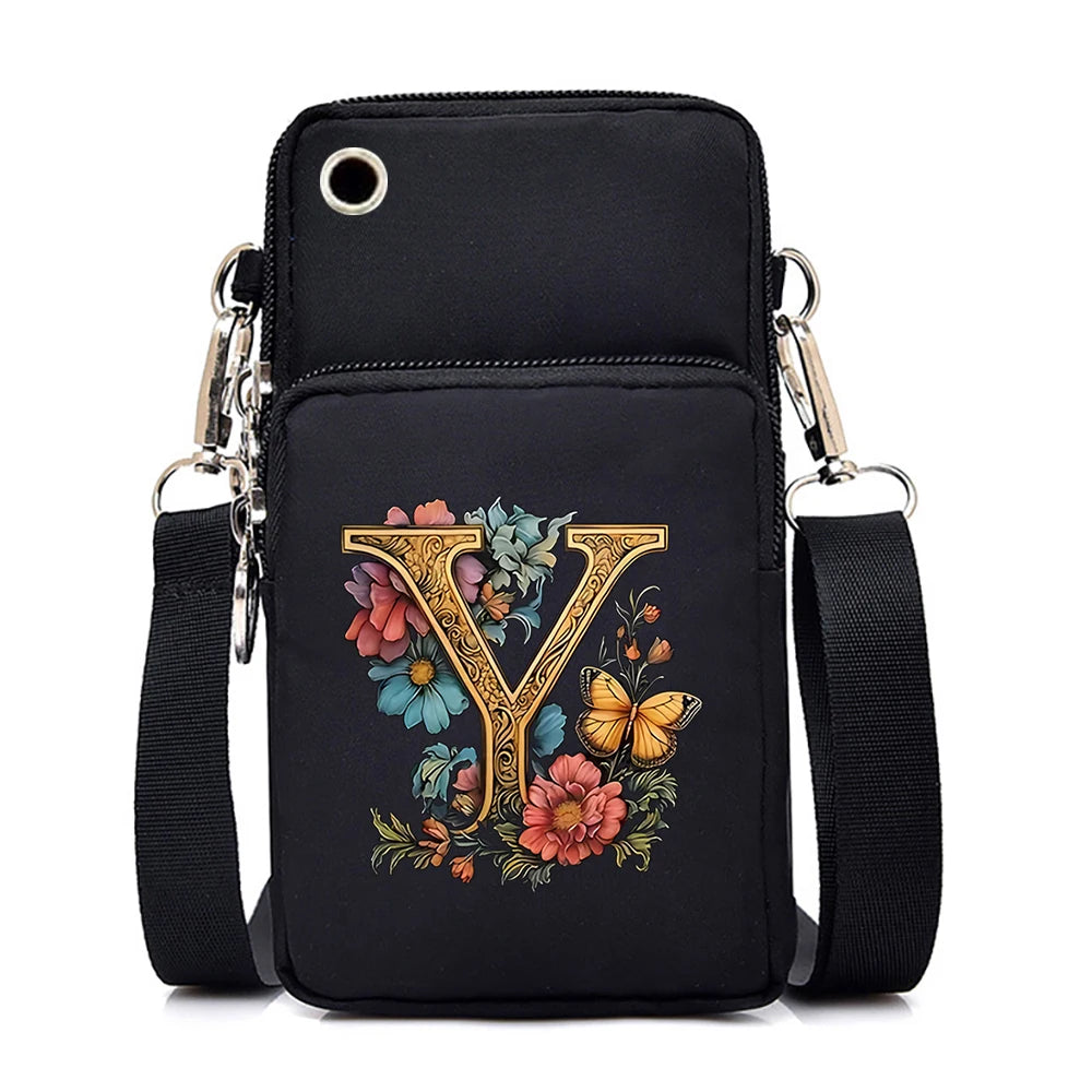 Sacs à bandoulière en cuir souple pour téléphone portable pour femmes