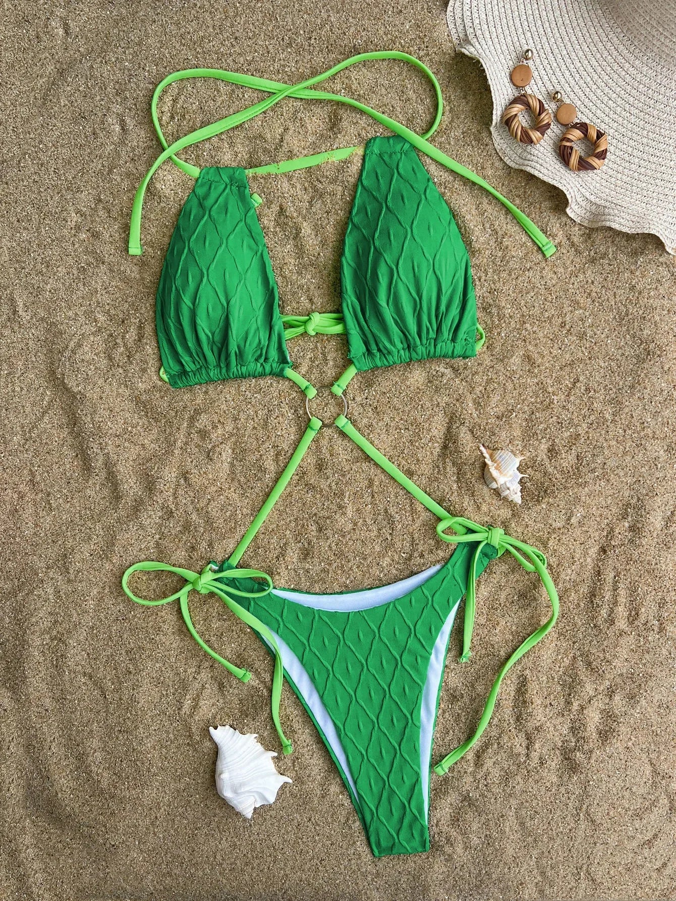 Maillot de bain une pièce rose fuchsia sexy pour femmes