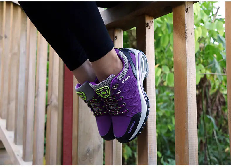 Baskets à plateforme pour randonnée en plein air pour femmes