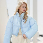 Manteau en coton bouffante pour femmes