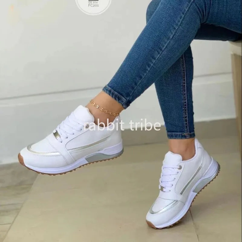 Baskets à lacets respirantes pour femmes