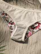Ensemble de lingerie à motif imprimé floral pour femmes