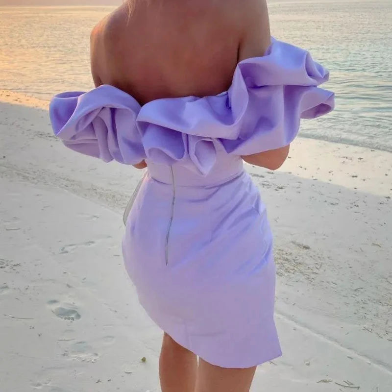 Mini robe de soirée sexy pour femmes