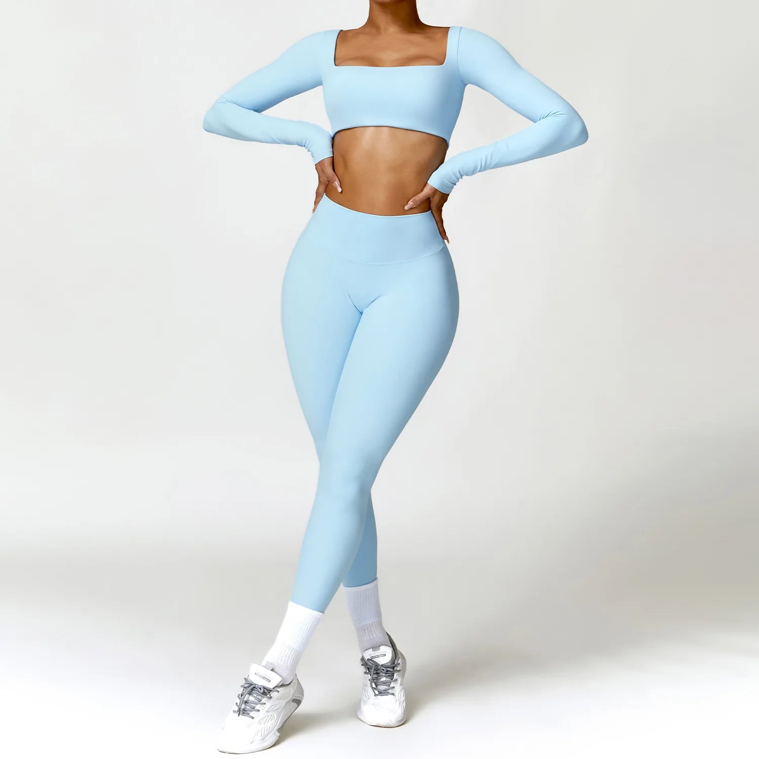 Ensemble 2 pièces de yoga sportif pour femmes