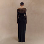 Robe à épaules dénudées pour femmes