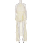 Robe longue romantique pour femmes