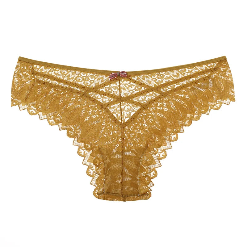 Culotte taille basse en dentelle pour femmes