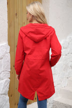 Veste à capuche hydrofuge pour femmes